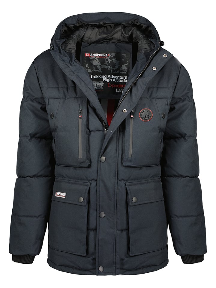 ANAPURNA Parka "Albertana" w kolorze granatowym rozmiar: L