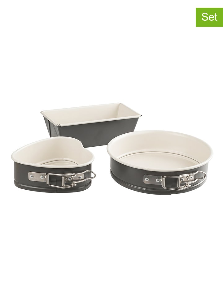 Dr. Oetker 3-częściowy zestaw "Exclusive" w kolorze antracytowo-białym rozmiar: onesize