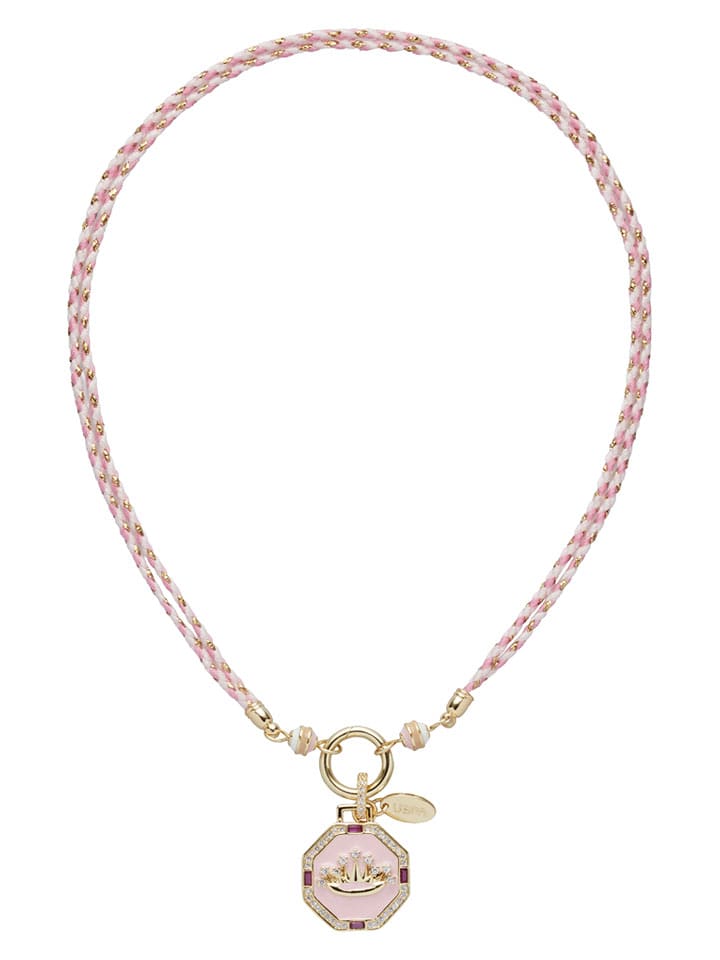 U.S. Polo Assn. Naszyjnik z kryształami - dł. 38 cm rozmiar: onesize