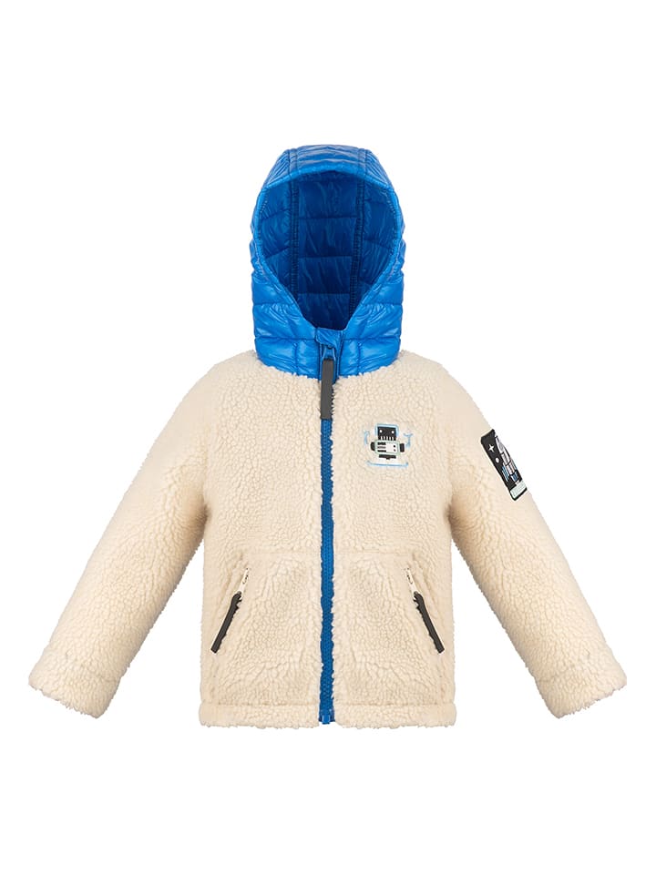 Poivre Blanc Kurtka pluszowa w kolorze kremowo-niebieskim rozmiar: 152