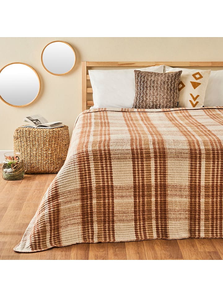 BELLA MAISON Narzuta "Noah" w kolorze brązowym rozmiar: 150x200 cm