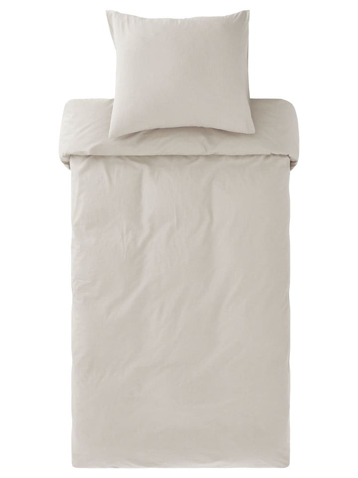 Ellos Home Komplet pościeli "Milly" w kolorze beżowym rozmiar: 240x220 cm