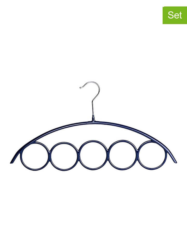 Wenko Wieszaki (2 szt.) w kolorze niebieskim na szale - 42 x 23 x 1,5 cm rozmiar: onesize