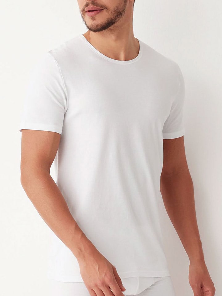 COTONELLA Koszulka w kolorze białym rozmiar: L