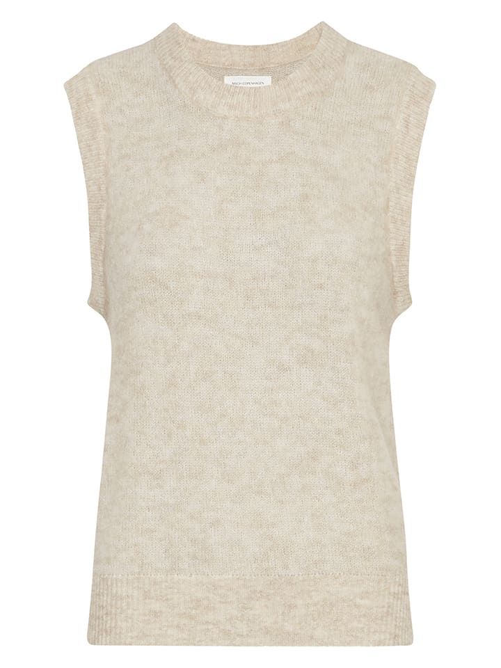 MOSS COPENHAGEN Bezrękawnik w kolorze beżowym rozmiar: XS/S