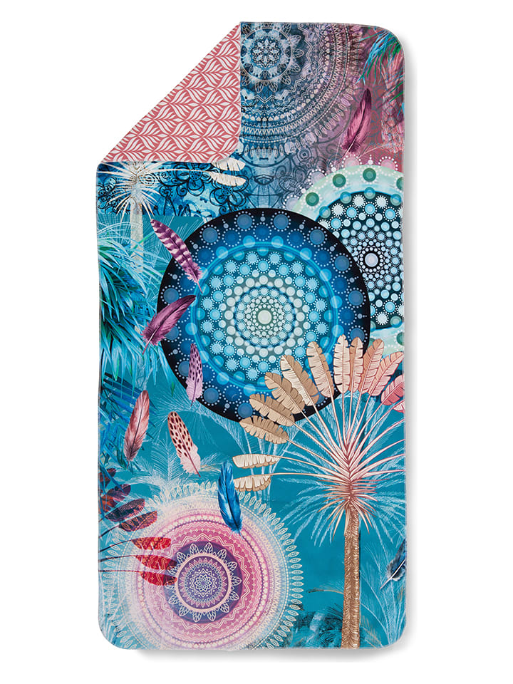 Hip Ręcznik plażowy "Kanya" w kolorze błękitnym rozmiar: 75x180 cm