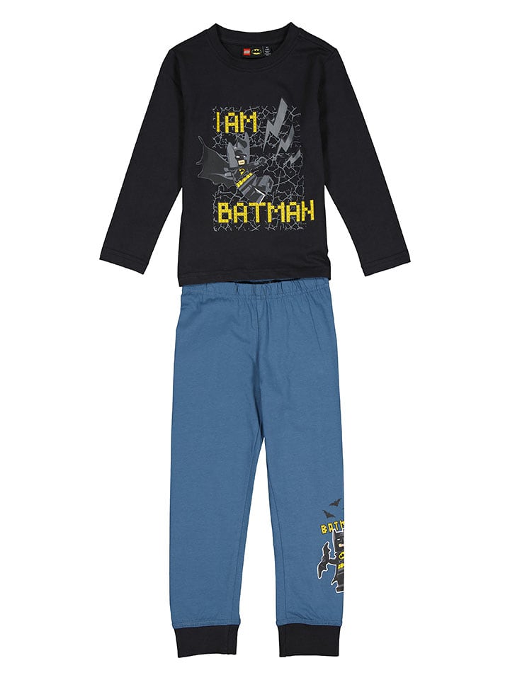 LEGO Piżama w kolorze czarno-niebieskim rozmiar: 104