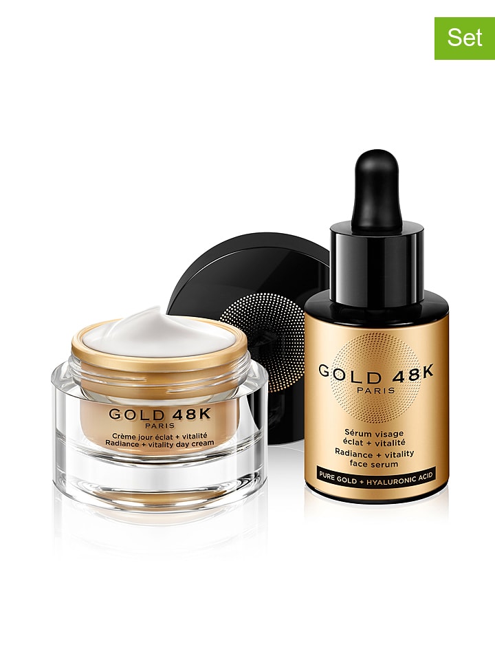 Gold 48K 2-częściowy zestaw do pielęgnacji twarzy rozmiar: onesize
