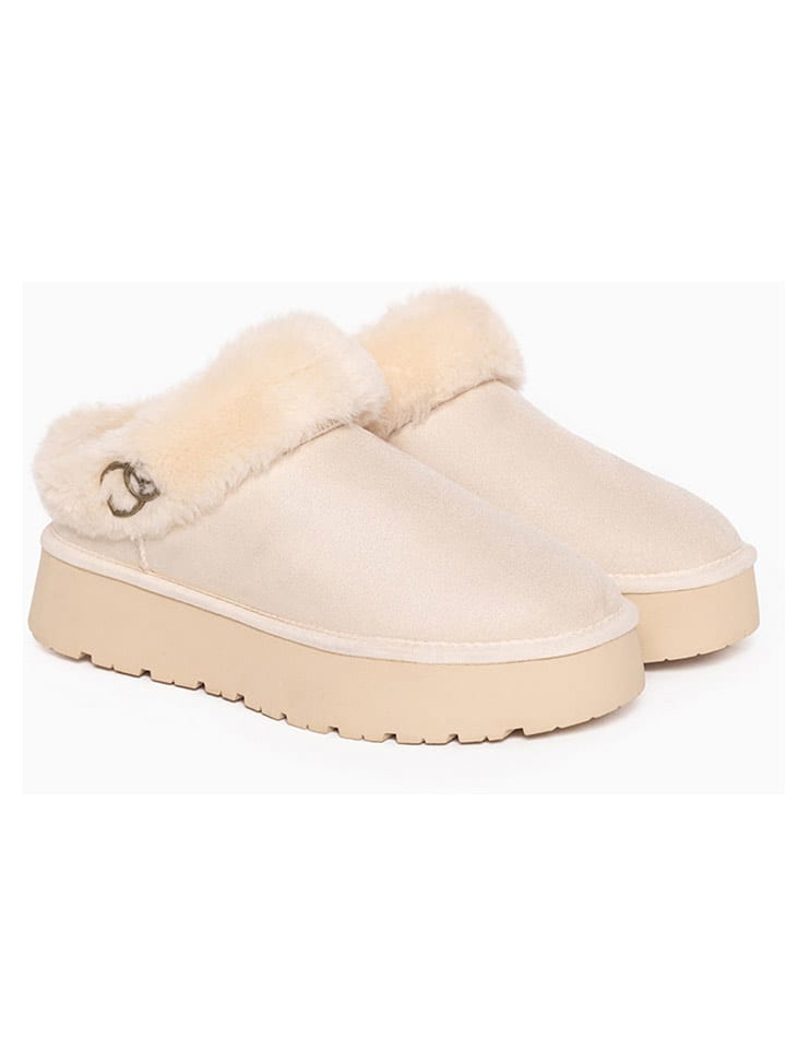 ISLAND BOOT Botki "Insha" w kolorze kremowym rozmiar: 38