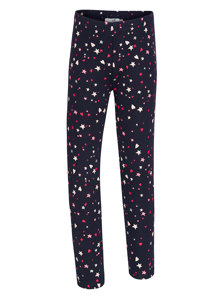 happy girls by Eisend Legginsy termiczne w kolorze granatowym rozmiar: 140