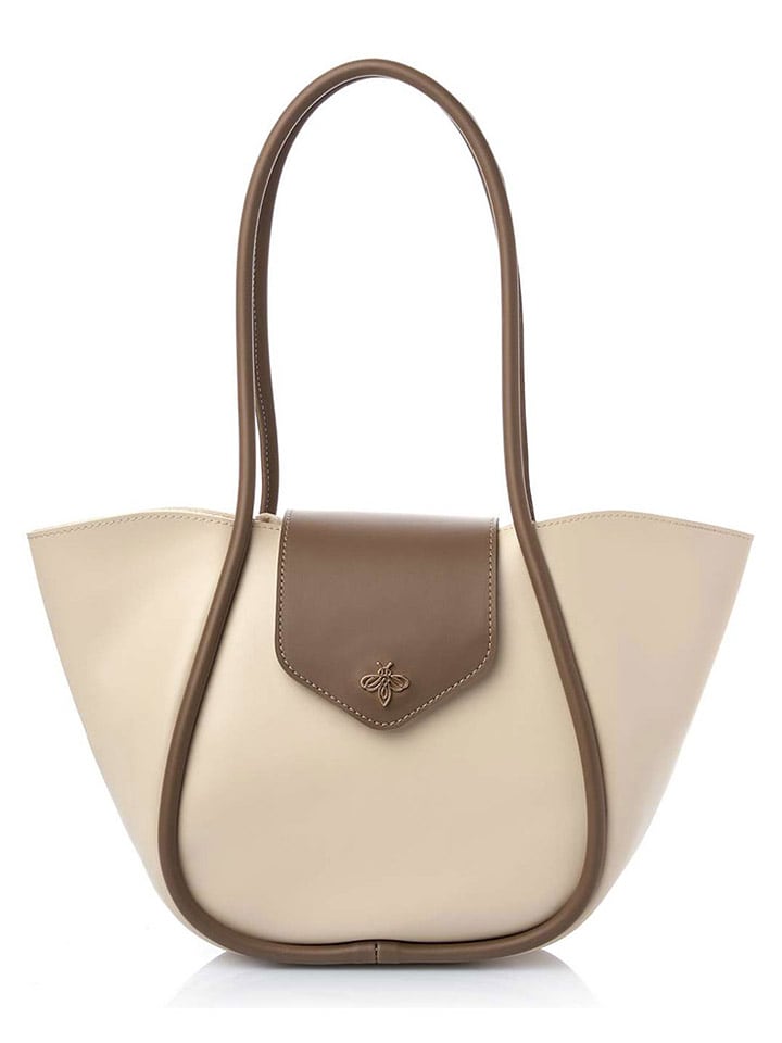 Lucky Bees Torebka "Greta" w kolorze kremowym - 35 x 23 x 11 cm rozmiar: onesize