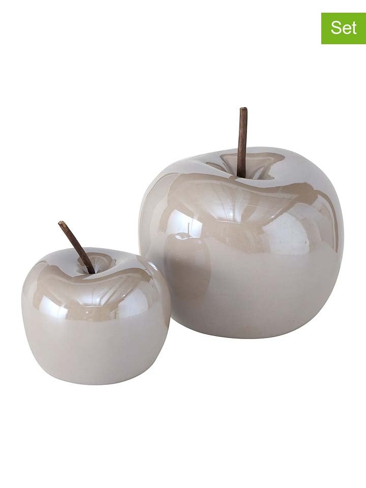 Boltze Dekoracje (2 szt.) "Perly" w kolorze szarym rozmiar: onesize