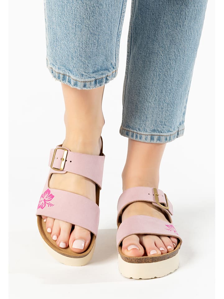 BAYTON Klapki "Jenn" w kolorze jasnoróżowym rozmiar: 41