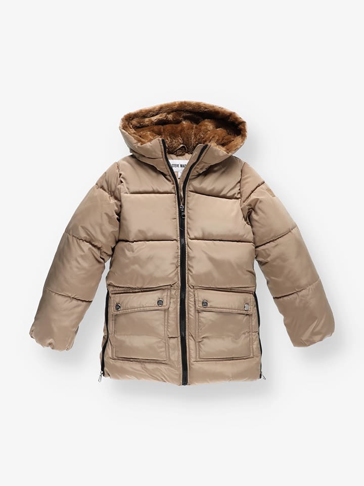 Steve Madden Kurtka zimowa w kolorze beżowym rozmiar: 140-152
