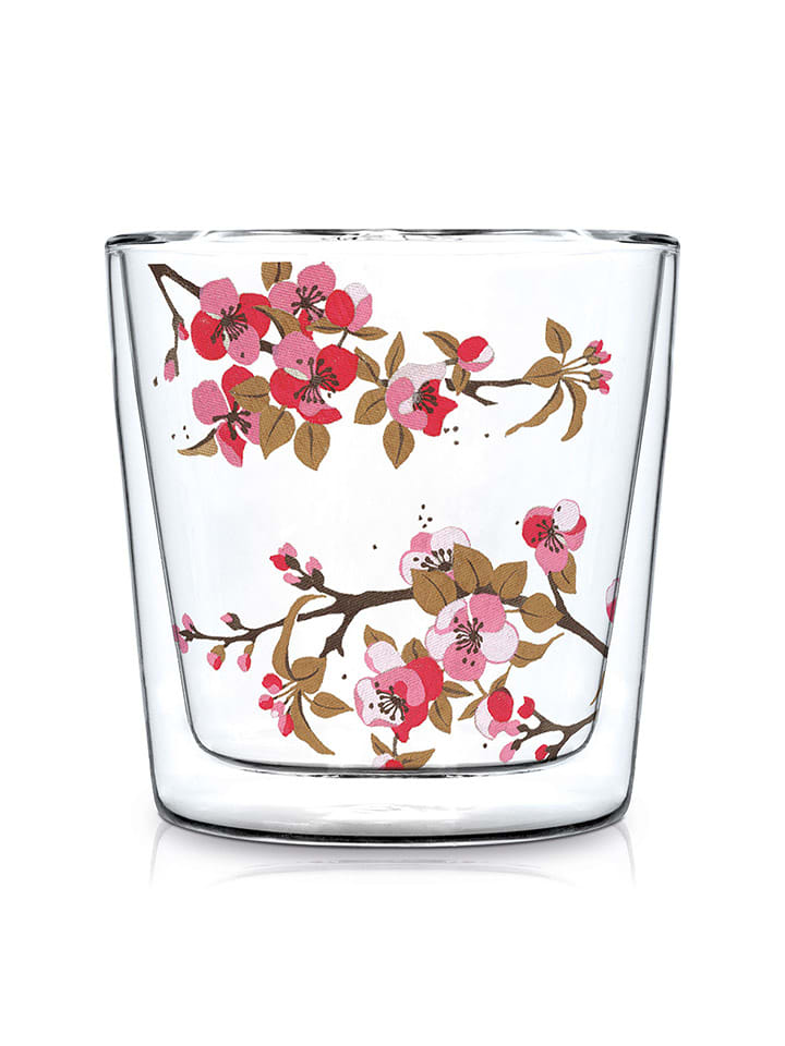 ppd Szklanka "Fiori Rossi" ze wzorem - 300 ml rozmiar: onesize