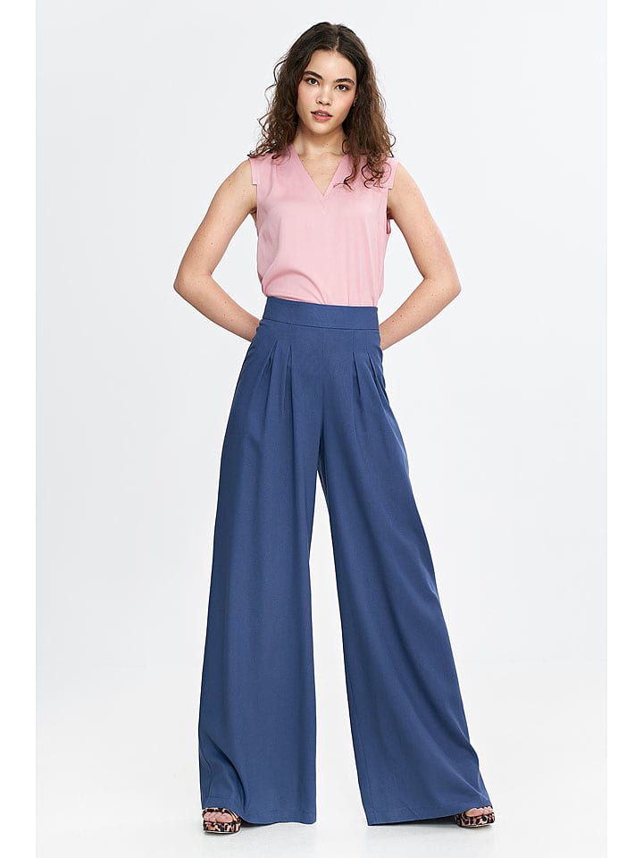 Nife Spodnie w kolorze niebieskim rozmiar: 36