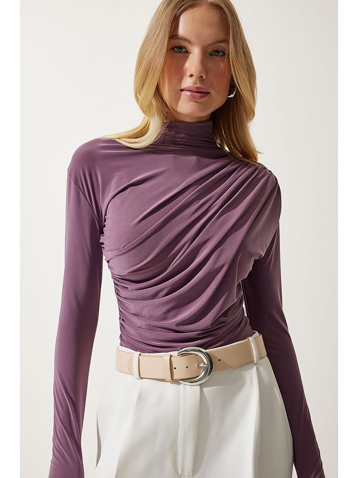 Happiness Istanbul Bluzka w kolorze fioletowym rozmiar: 38