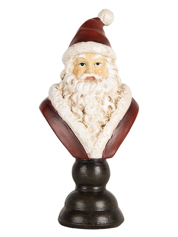 Clayre & Eef Dekoracja w kolorze czerwono-czarnym - wys. 15 cm rozmiar: onesize