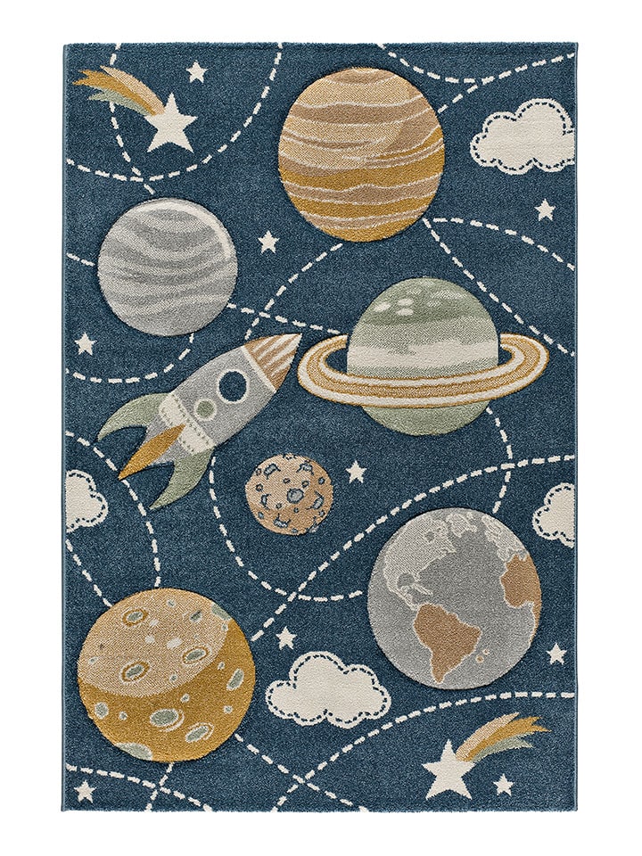 Atticgo Dywan "Balloon" w kolorze niebieskim rozmiar: 120x170 cm