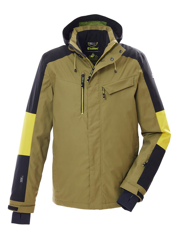 Killtec Kurtka narciarska w kolorze khaki rozmiar: M