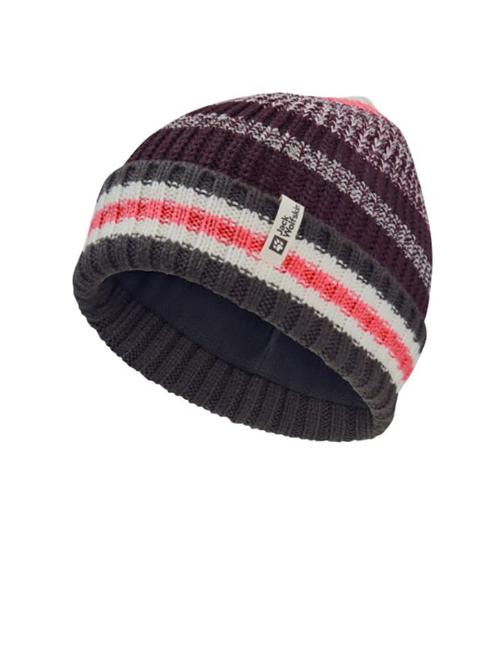 Jack Wolfskin Czapka beanie "Night Hiker" ze wzorem rozmiar: M