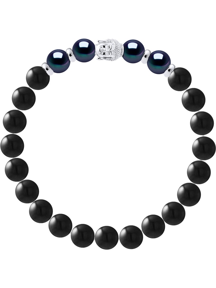 Pearline Bransoletka "Buddah" z perłami rozmiar: 19 cm