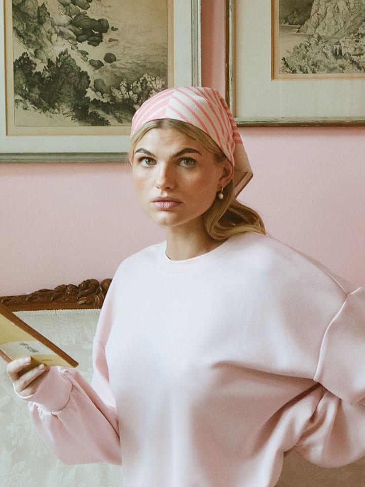 BIG STAR Chusta w kolorze jasnoróżowym - 64 x 64 cm rozmiar: onesize