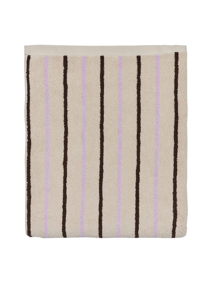 OYOY living design Ręcznik "Raita" w kolorze beżowym do rąk - 100 x 150 cm rozmiar: onesize