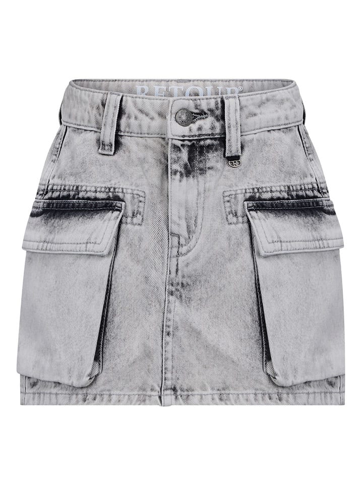 Retour Spódnica dżinsowa "Olga" w kolorze szarym rozmiar: 158/164