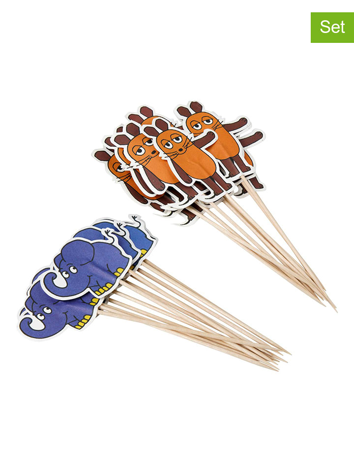 Dr. Oetker Wykałaczki (48 szt.) w kolorze niebieskim i pomarańczowym rozmiar: onesize