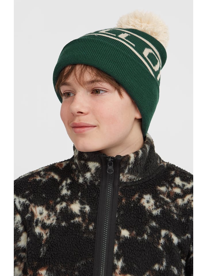 O'Neill Czapka beanie "Powder" w kolorze zielono-beżowym rozmiar: onesize