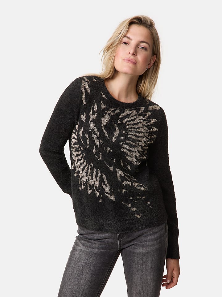 TAIFUN Sweter w kolorze czarnym rozmiar: 44