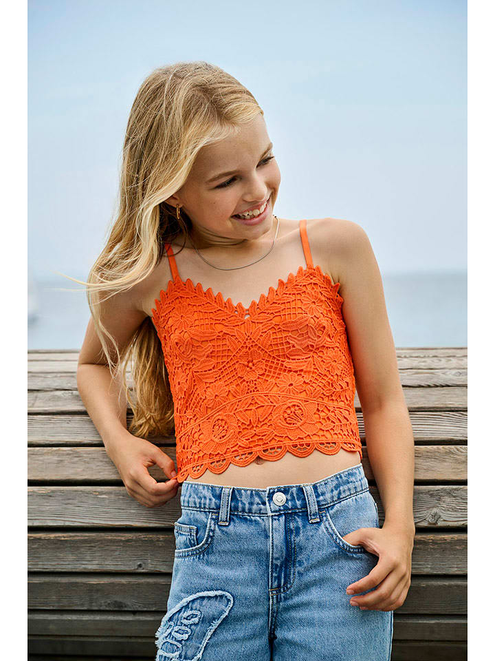 KIDS ONLY Top "Honey" w kolorze pomarańczowym rozmiar: 146/152