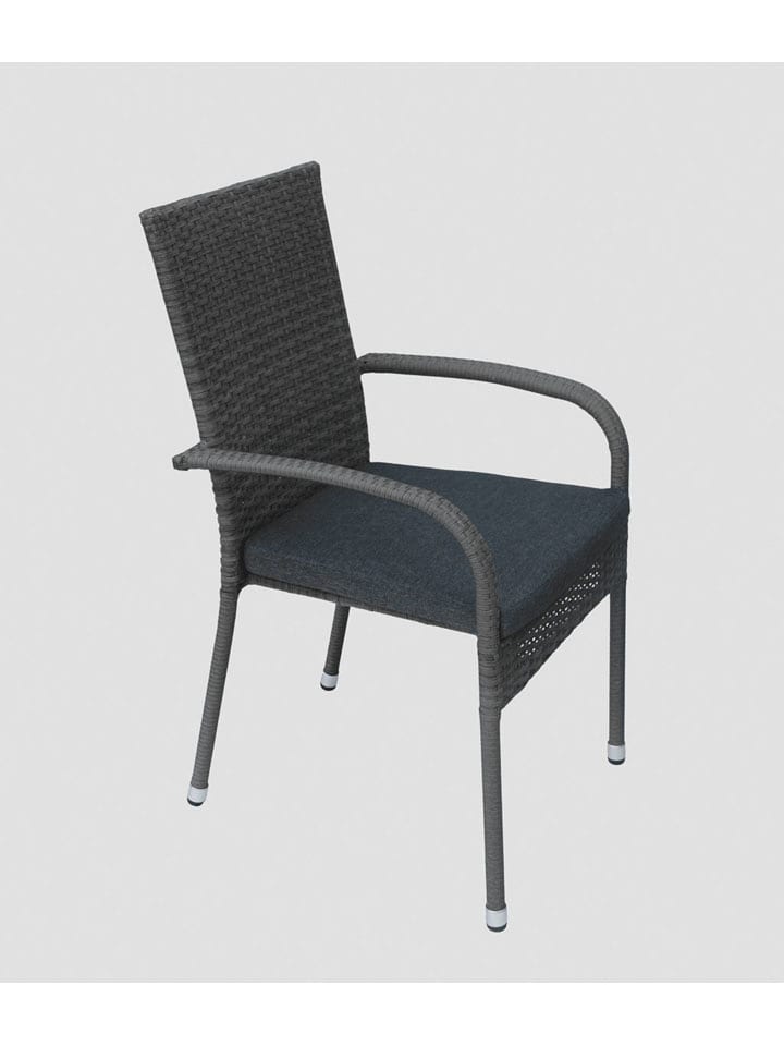 Homla Krzesło "Bikly" w kolorze czarnym - 56 x 94 x 64 cm rozmiar: onesize