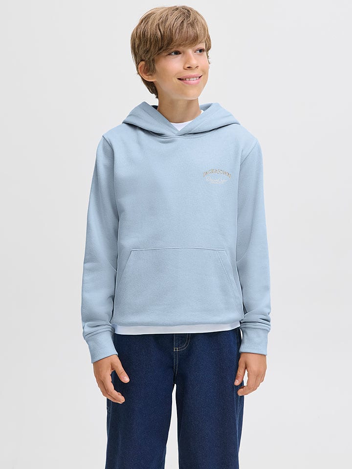 JACK & JONES Junior Bluza "Brandes" w kolorze błękitnym rozmiar: 140
