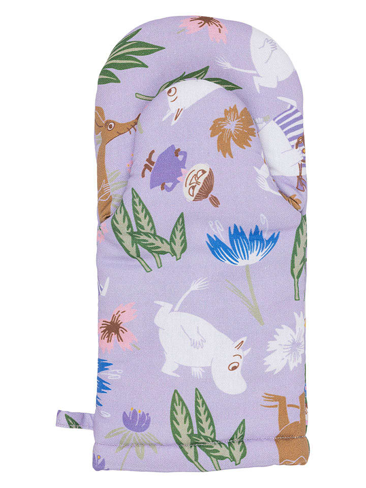 Moomin Rękawica kuchenna w kolorze fioletowym - 15 x 34 cm rozmiar: onesize