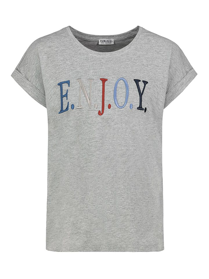 Sublevel Koszulka w kolorze szarym rozmiar: XS