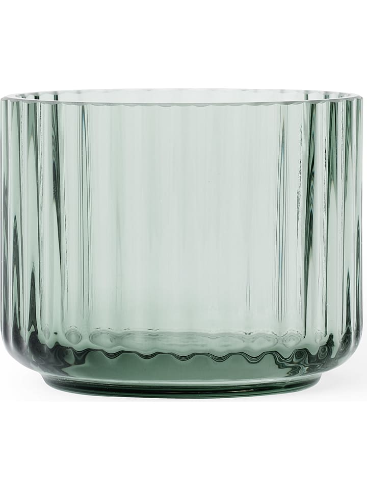 LYNGBY Świecznik "Lyngby" w kolorze zielonym - wys. 5,5 x Ø 6,7 cm rozmiar: onesize