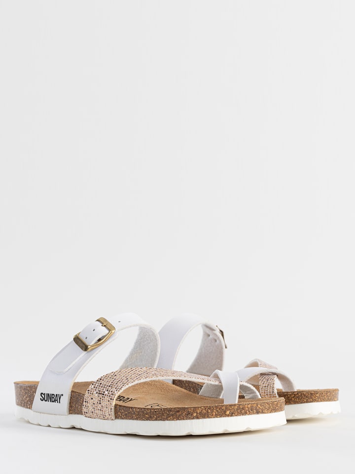 Sunbay Japonki "Tulipe" w kolorze złoto-białym rozmiar: 37