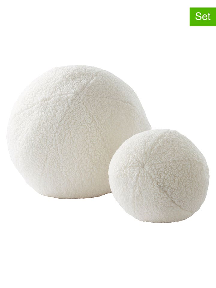 Jotex Poduszki (2 szt.) "Toulouse Teddy" w kolorze białym rozmiar: onesize