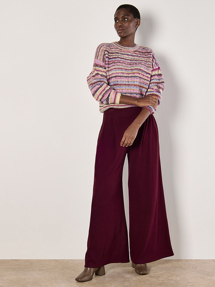 Apricot Sweter w kolorze beżowo-fioletowym rozmiar: XL