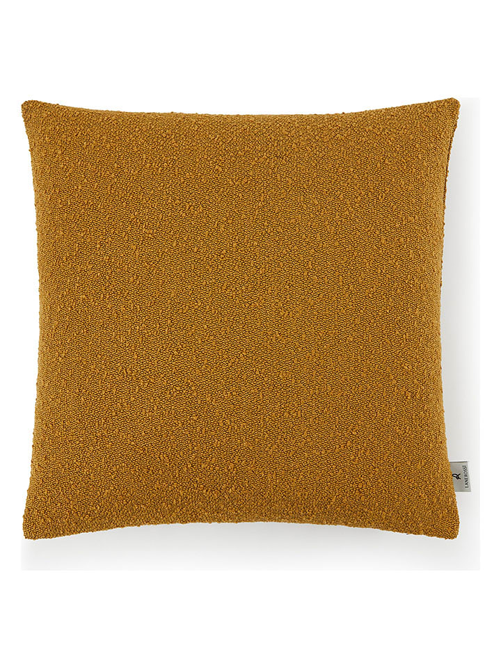 Lanerossi Poduszka "Ricciolo" w kolorze jasnobrązowym - 50 x 50 cm rozmiar: onesize