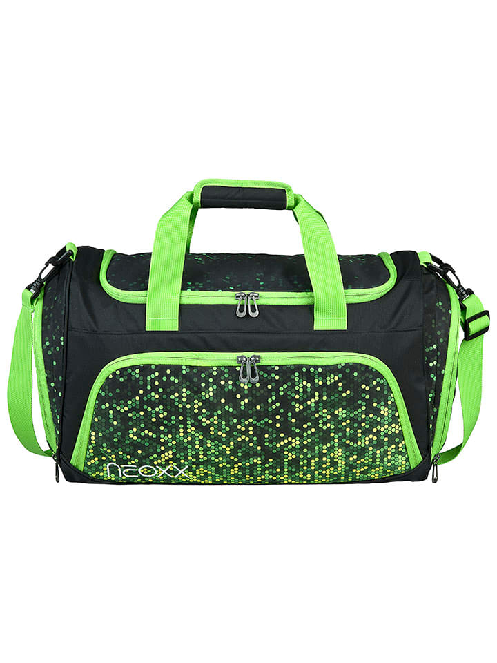 neoxx Torba sportowa "Move" w kolorze zielono-czarnym - 43,5 x 26 cm rozmiar: onesize