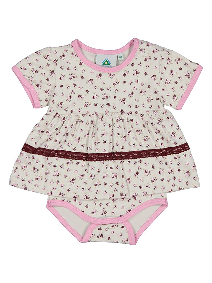 Isartrachten Body w kolorze beżowo-jasnoróżowym rozmiar: 62