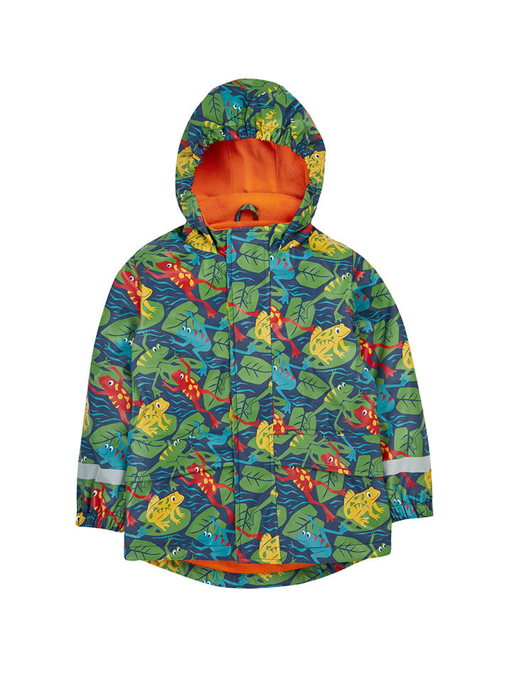 Frugi Kurtka przeciwdeszczowa "Puddle" ze wzorem rozmiar: 104/110