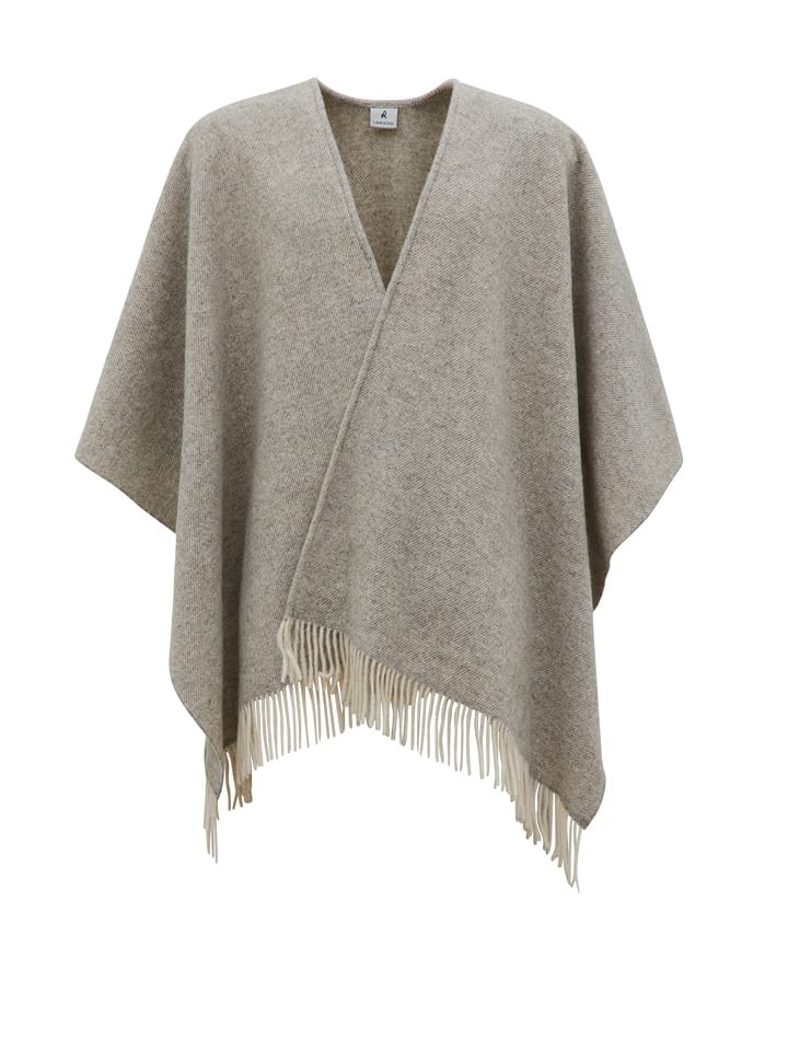Lanerossi Wełniane ponczo "Kim" w kolorze szarym - 130 x 180 cm rozmiar: onesize
