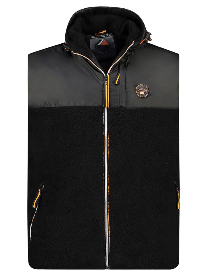 Geographical Norway Kamizelka polarowa "Vlyssim" w kolorze czarnym rozmiar: L