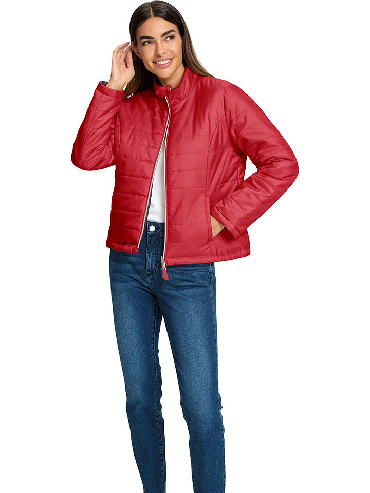 Heine Dwustronna kurtka przejściowa w kolorze czerwono-czarnym rozmiar: 36