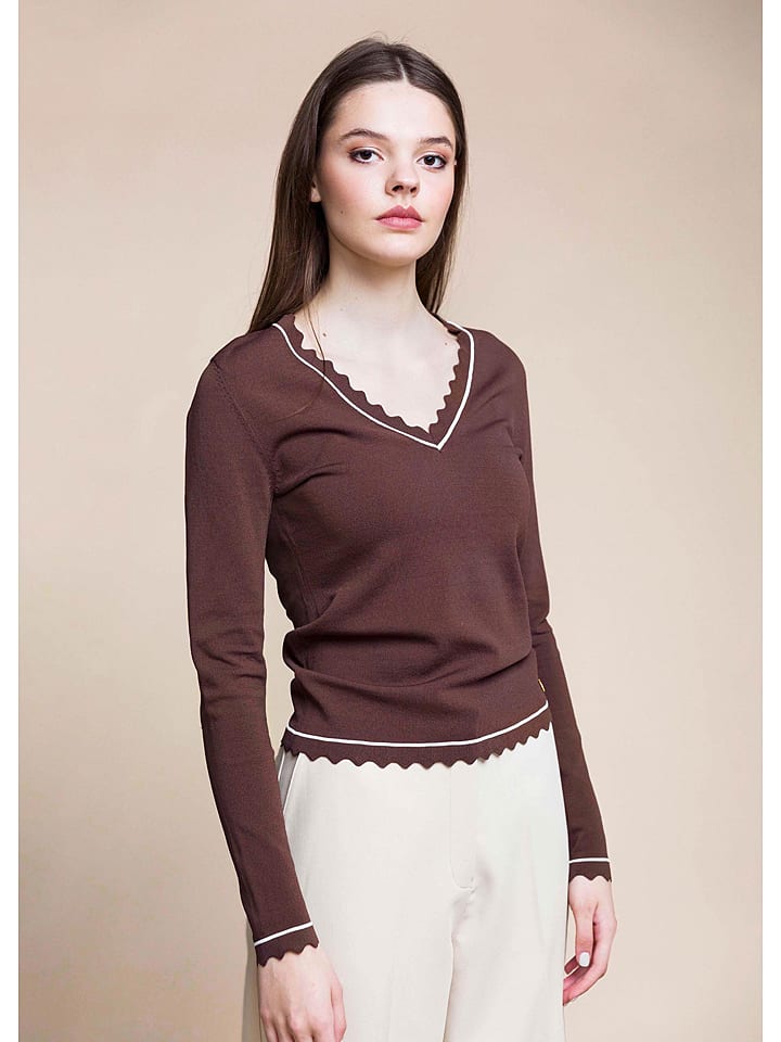 4funkyflavours Koszulka "Judge Not" w kolorze brązowym rozmiar: S