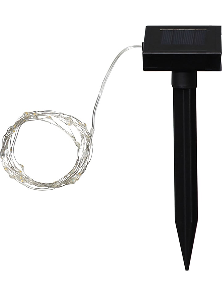 STAR Trading Solarny łańcuch świetlny LED w kolorze ciepłej bieli - dł. 500 cm rozmiar: onesize